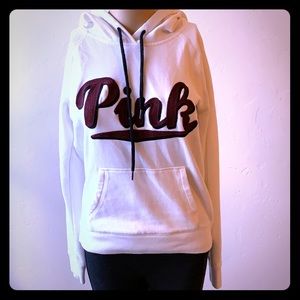 Cream colored PINK hoodie